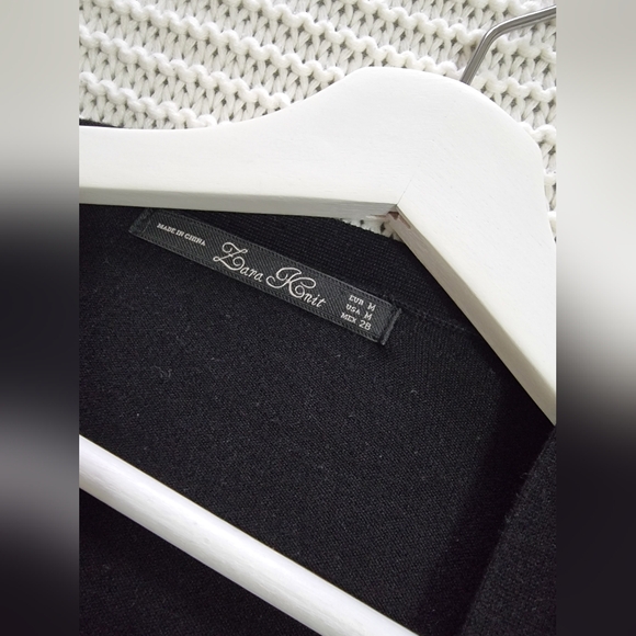 Zara black long cardigan - Picture 2 of 4